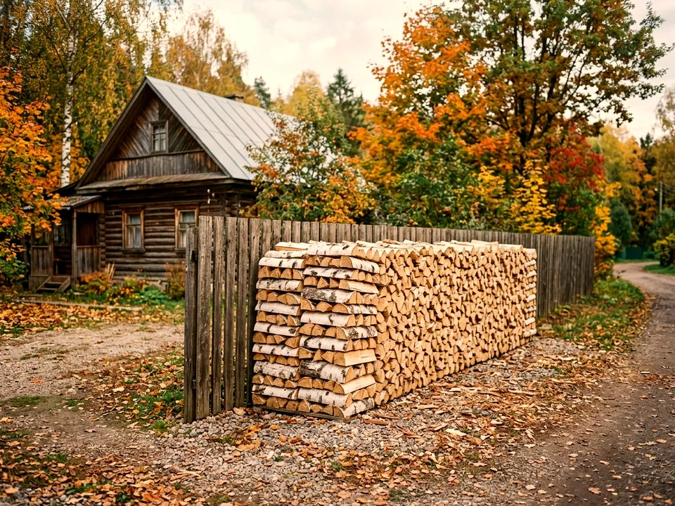 Дуб + укладка в дровник, Электросталь, проезд Зелёная, 4